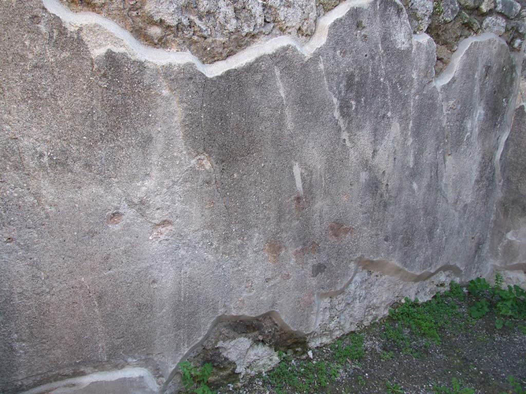 IX.3.2 Pompeii. March 2009. South wall of cubiculum on south side of entrance corridor. 