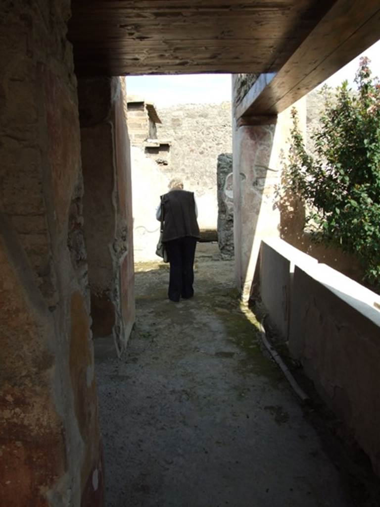 IX.3.5 Pompeii.  March 2009.  Looking east through room 19.