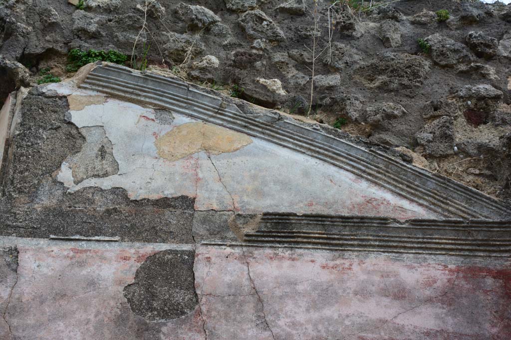 IX.5.18 Pompeii. March 2017. Room o, detail of stucco frieze on upper east wall at south end.
Foto Christian Beck, ERC Grant 681269 DÉCOR.

