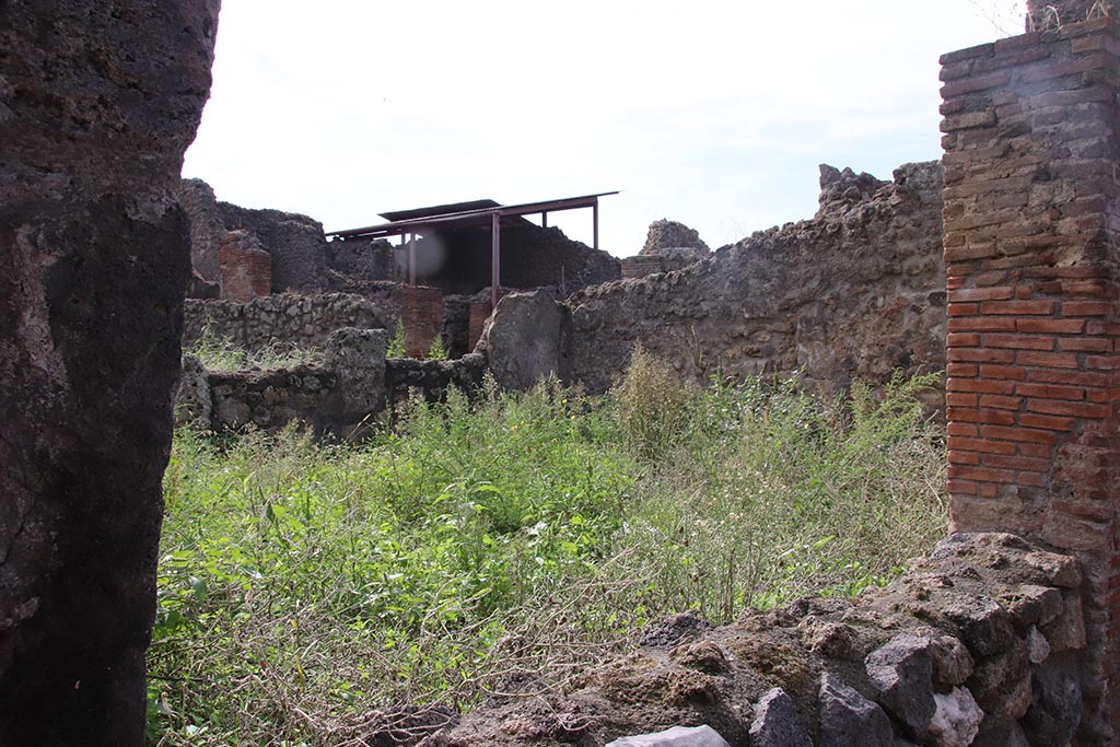 IX.7.26 Pompeii. October 2024. Looking towards south-west corner and west wall of room ( c ). Photo courtesy of Klaus Heese.