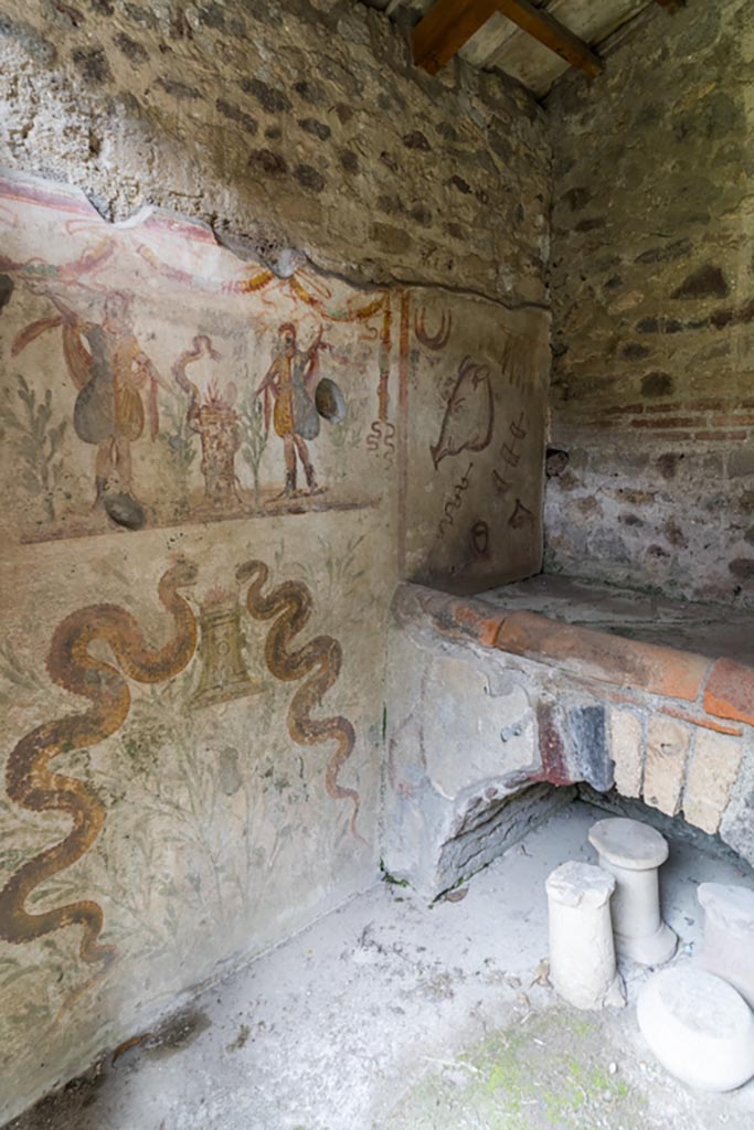 IX.9.c Pompeii. March 2023. 
Looking towards north-east corner of kitchen. Photo courtesy of Johannes Eber.
