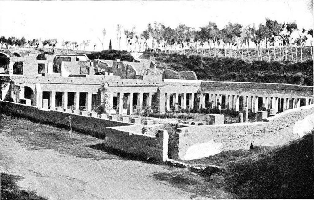 HGW24 Pompeii. 1915. Looking south-east from the north-west turret. Photo courtesy of Rick Bauer.