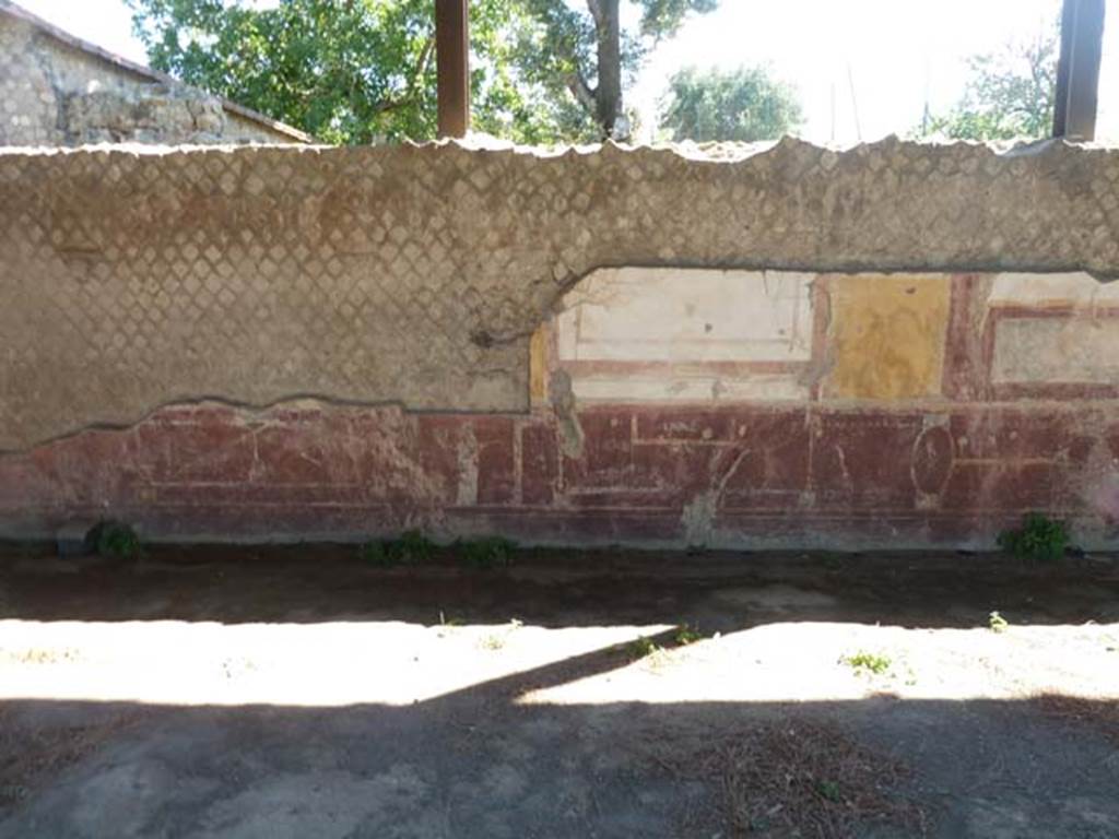 Villa San Marco, Stabiae, September 2015. Portico 1, south wall.