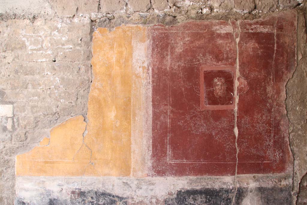 Villa San Marco, Stabiae, September 2019. Room 44, east wall in south-east corner. Photo courtesy of Klaus Heese.
