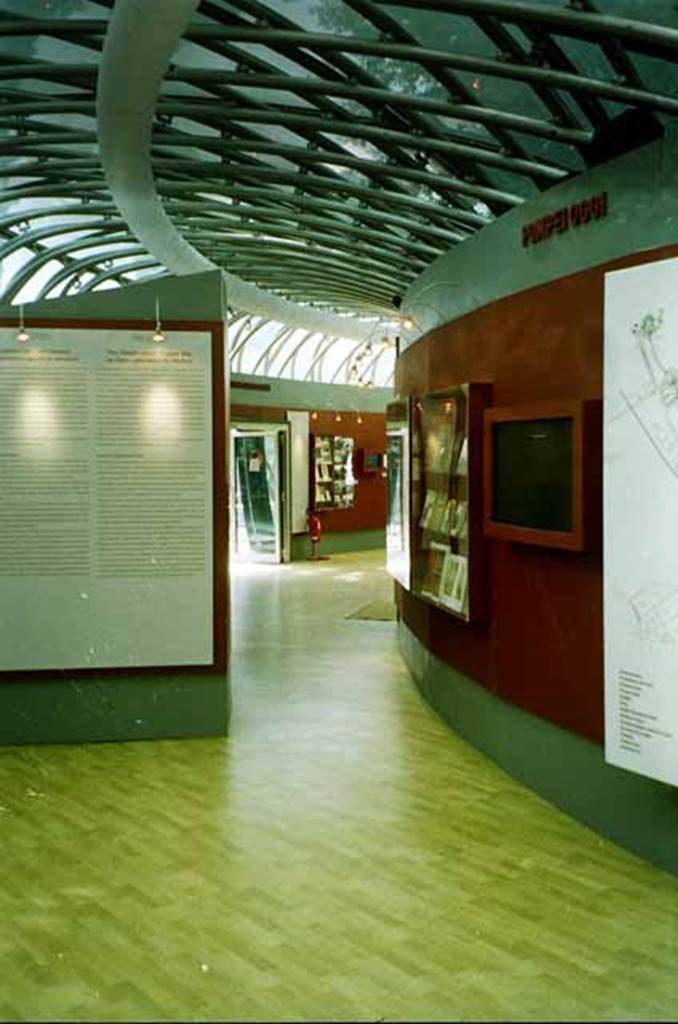 Piazza Anfiteatro. June 2010. Inside new exhibition building. Photo courtesy of Rick Bauer.