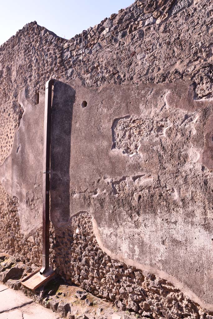 Vicolo del Citarista, west side, Pompeii. October 2019. Looking south.
Foto Tobias Busen, ERC Grant 681269 DÉCOR.
