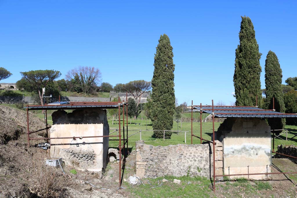 FPNA Pompeii, on left. February 2020. Looking north-east. Photo courtesy of Aude Durand.