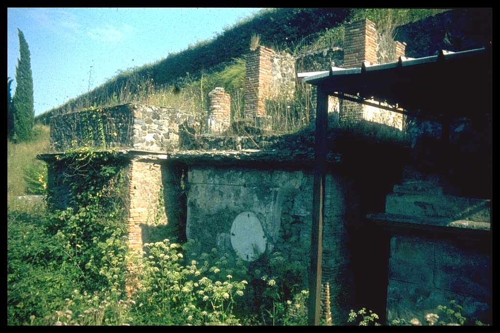 Pompeii Porta Nocera. Tombs 27OS, 29OS and 31OS.
Photographed 1970-79 by Günther Einhorn, picture courtesy of his son Ralf Einhorn.
