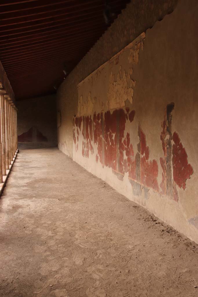 Oplontis Villa of Poppea, October 2020. Portico 40, looking west along north portico.
Photo courtesy of Klaus Heese.
