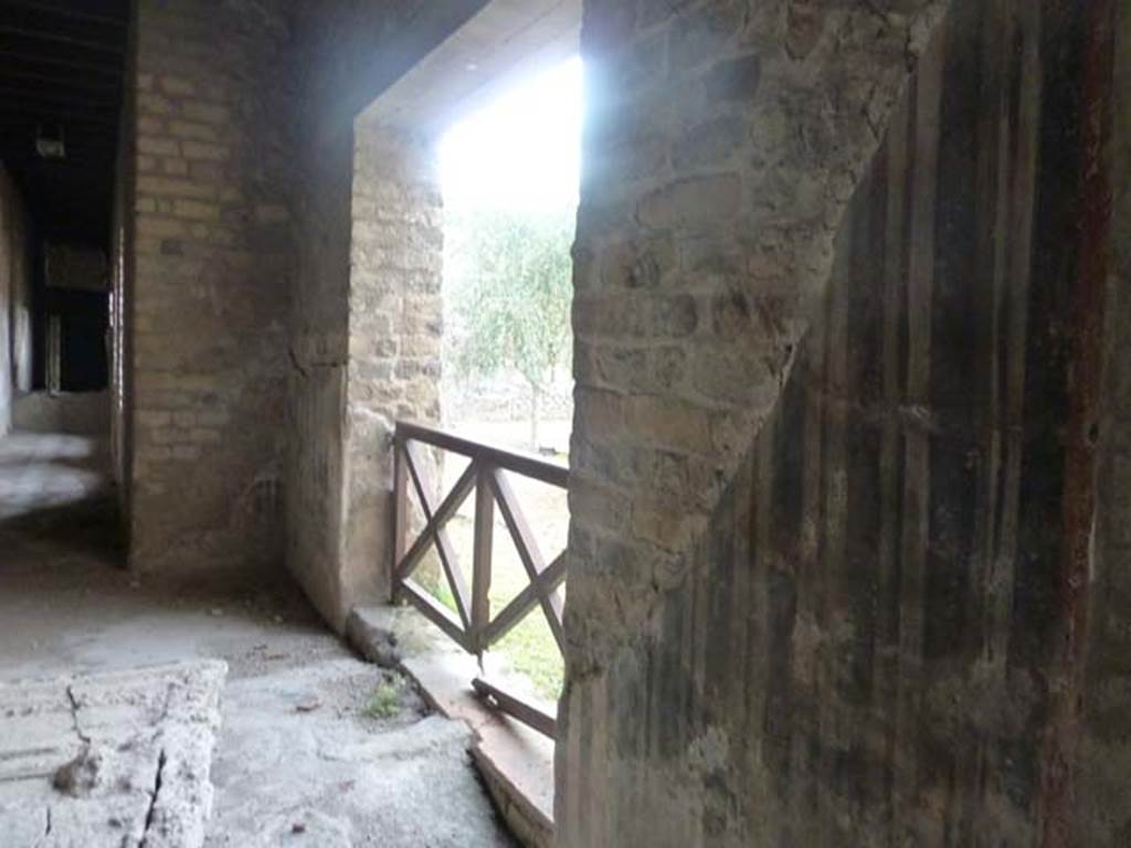 Oplontis, September 2015. Corridor 62, with doorway to the north garden.