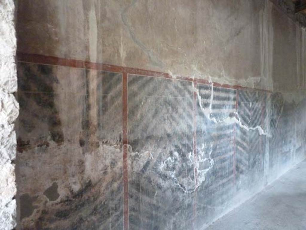 Oplontis, September 2015. Corridor 63, south wall.