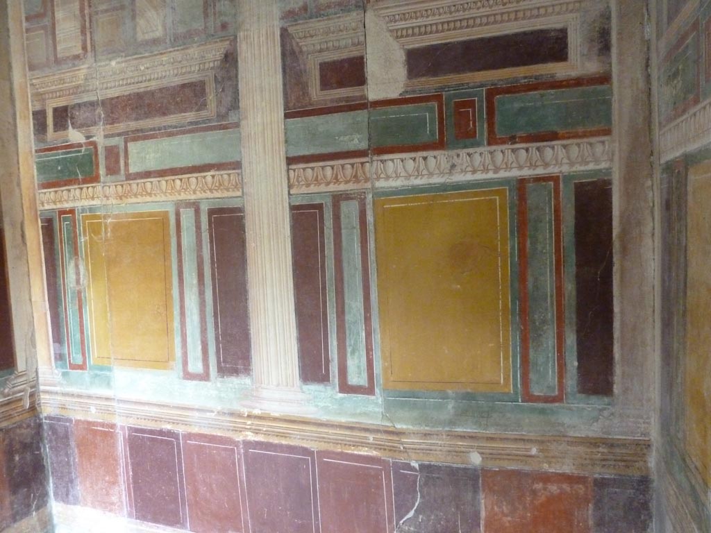 Stabiae, Villa Arianna, September 2015. Room 45, north wall.