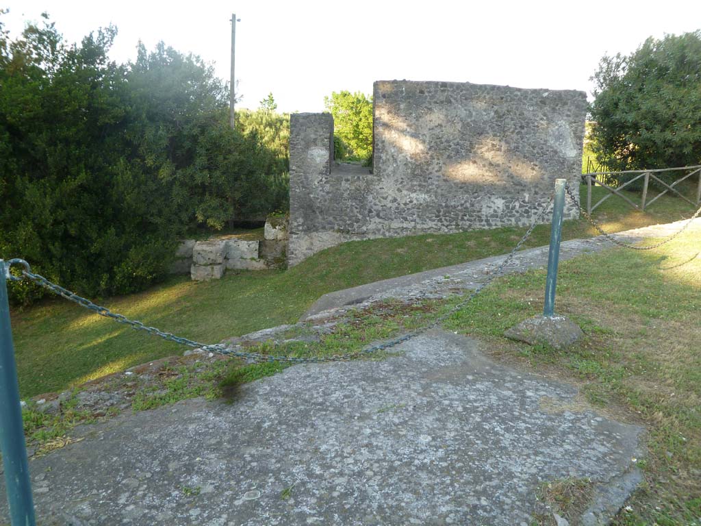 Tower VI, Pompeii. May 2011. Looking towards west side and remains of City Walls. Photo courtesy of Michael Binns.