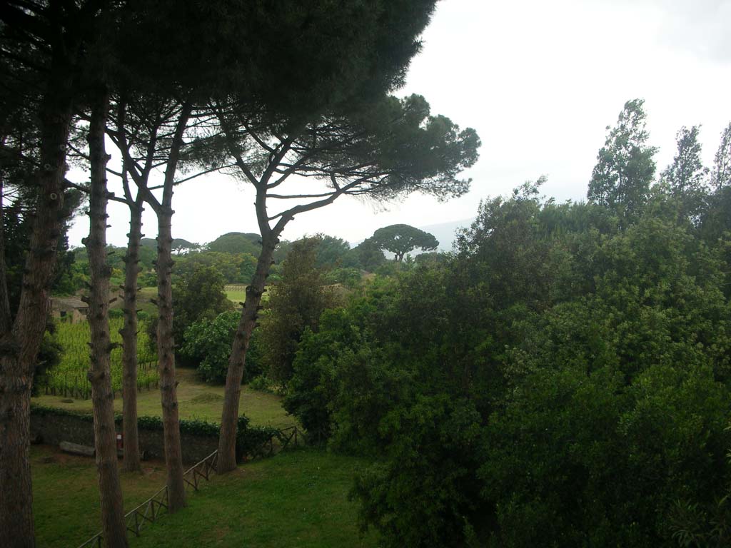 Tower VI, Pompeii. May 2010. Looking north from Tower. Photo courtesy of Ivo van der Graaff.